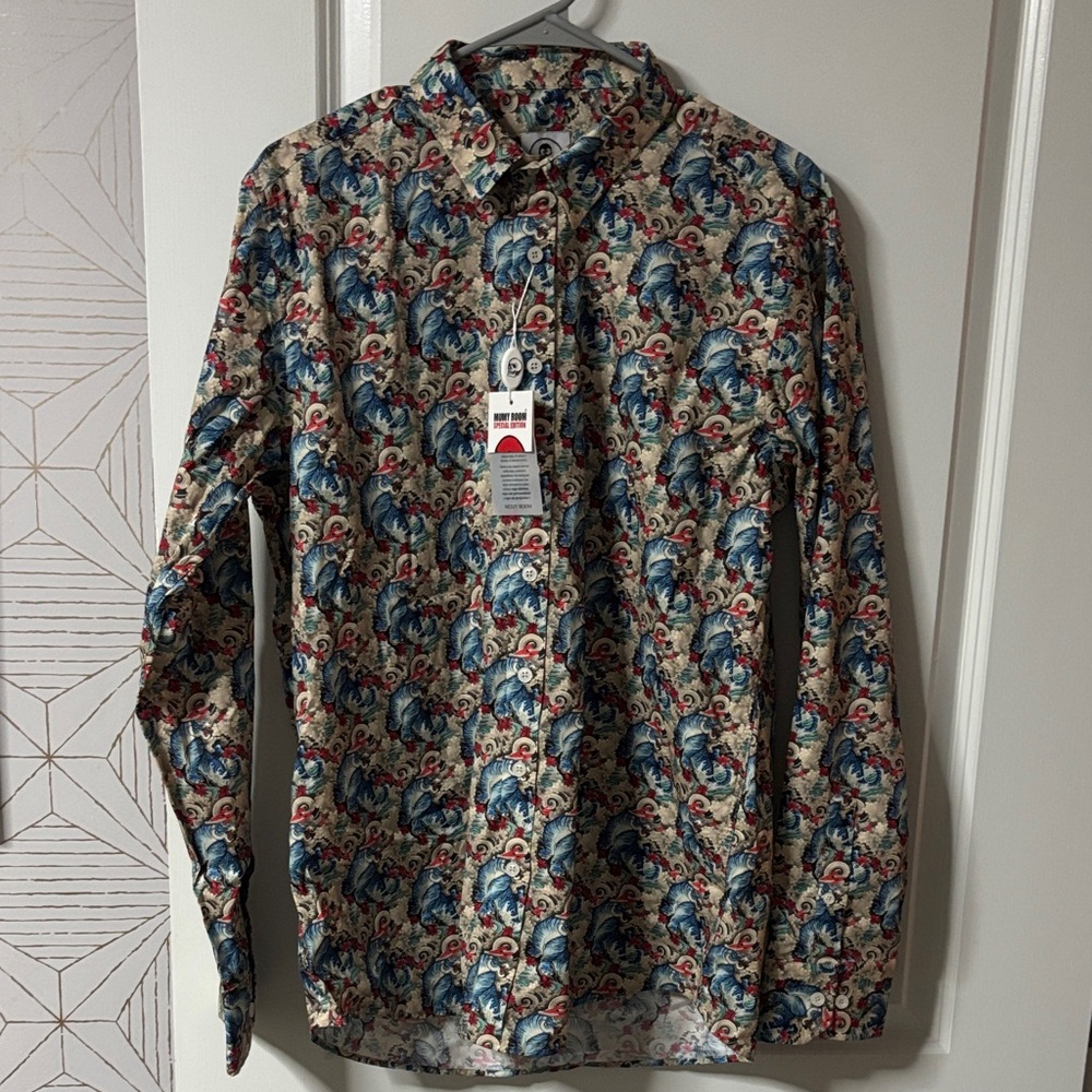 Floral Patterned Men's Shirt